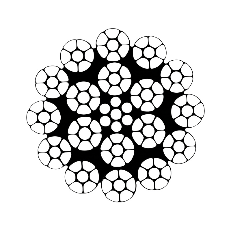 Corda de aço 18×7 e 18×19 Classe ISO 2408 – Corda não rotativa