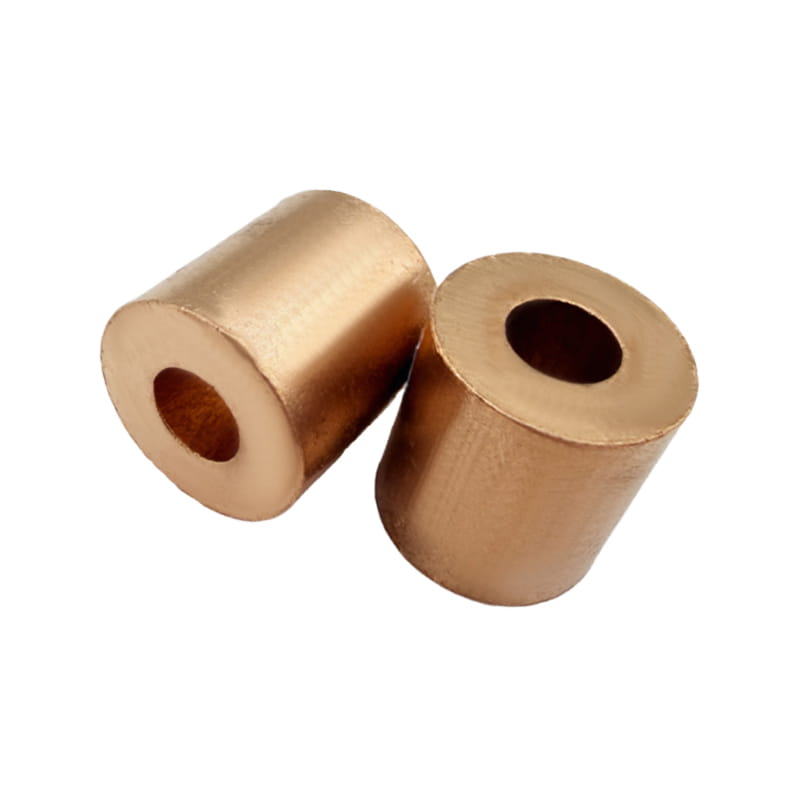 Paradas de botões de cobre